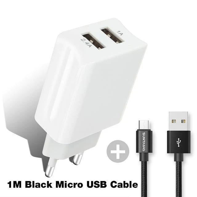 Suntaiho Universal Dual USB Port Ladegerät Reise Wandladegerät Adapter Smart Handy Ladegerät für iPhone/Samsung/Xiaomi/iPad