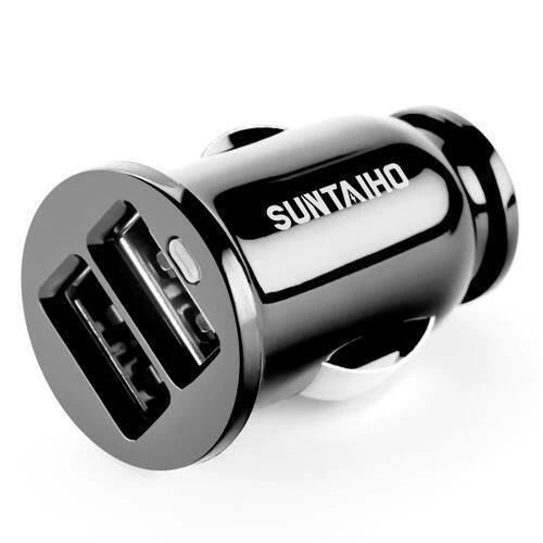 Suntaiho Dual USB Autoladegerät Mini Autoladegerät 3.1A Handy Autoladegerät Adapter Auto GPS Samrtphone für iPhone Xiaomi Huawei