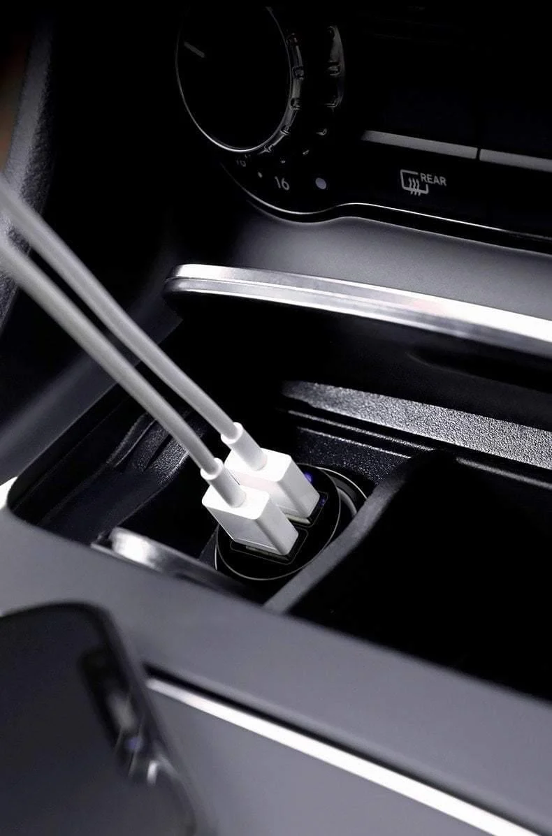 Suntaiho Dual USB Autoladegerät Mini Autoladegerät 3.1A Handy Autoladegerät Adapter Auto GPS Samrtphone für iPhone Xiaomi Huawei