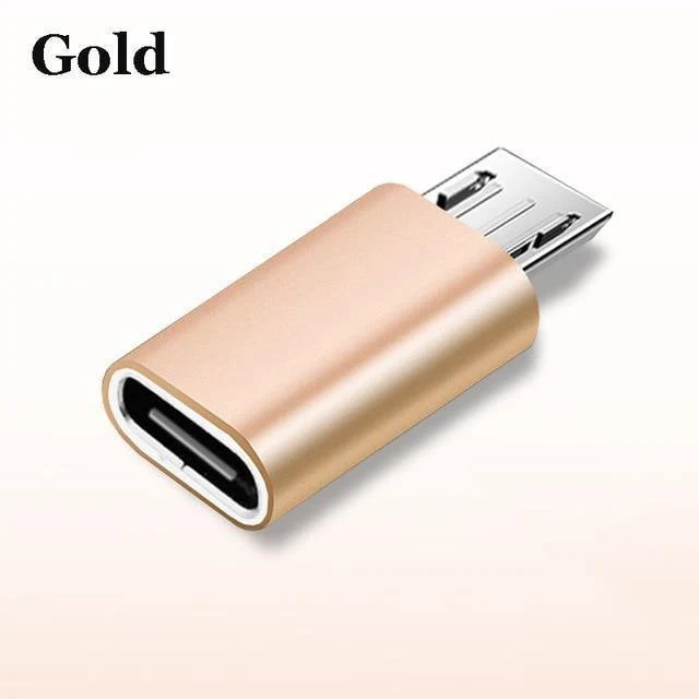 Suntaiho Typ C auf Micro USB Android-Telefonkabel Adapter Ladegerät Konverter für Xiaomi Mi6 Mi5 Huawei P9 P10 letv Typ-C-Kabel