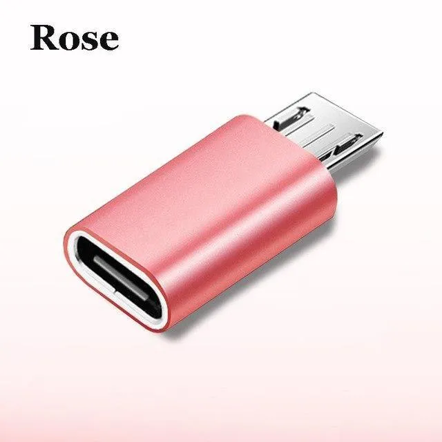 Suntaiho Typ C auf Micro USB Android-Telefonkabel Adapter Ladegerät Konverter für Xiaomi Mi6 Mi5 Huawei P9 P10 letv Typ-C-Kabel