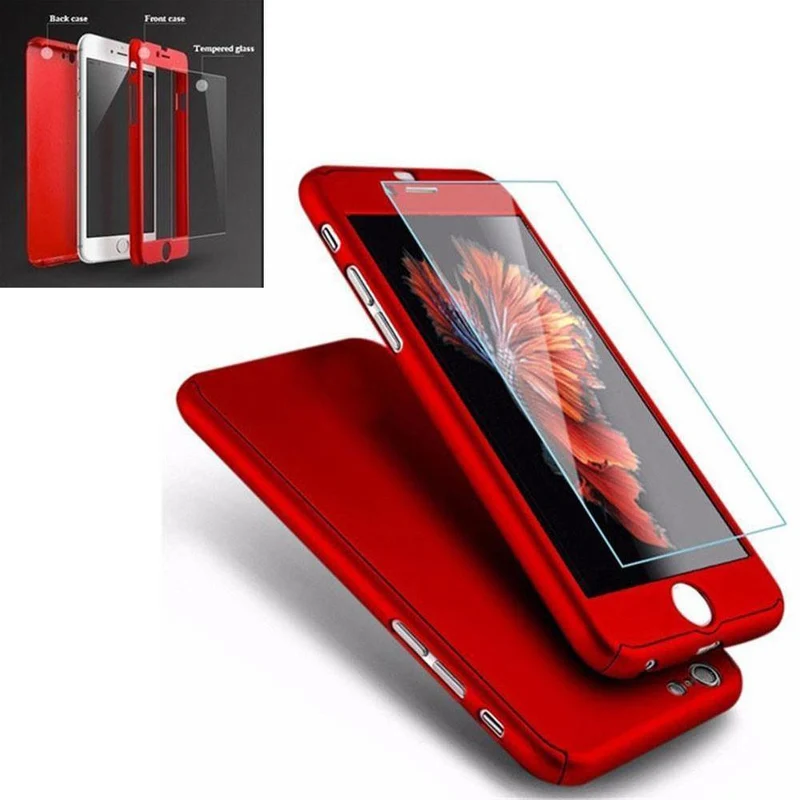 360 Degree für iPhone Hartglasgehäuse für iPhone7 Plus