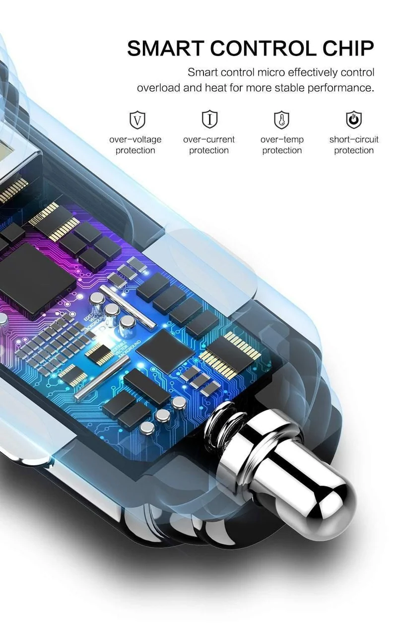 FLOVEME Dual USB Auto Ladegerät Für Xiaomi mi 8 Lenovo z5 Universal 2.4 EINE 5V Auto-Ladegerät Für iPhone 7 7 Plus Telefon Ladegerät Adapter