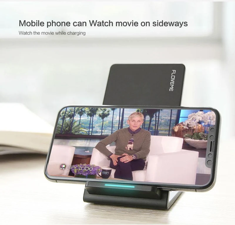 FLOVEME 5V/9V Qi Wireless-Ladegerät für Samsung Galaxy S8 S7 S9 Note 8 für iPhone X 8 8 Plus Google Nexus 4/5 Schnellladestation