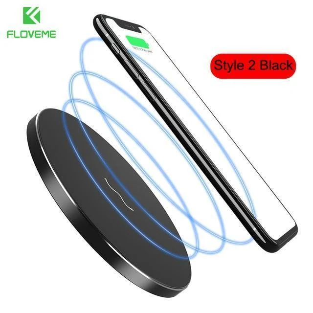 FLOVEME 5V/9V Qi Wireless-Ladegerät für Samsung Galaxy S8 S7 S9 Note 8 für iPhone X 8 8 Plus Google Nexus 4/5 Schnellladestation