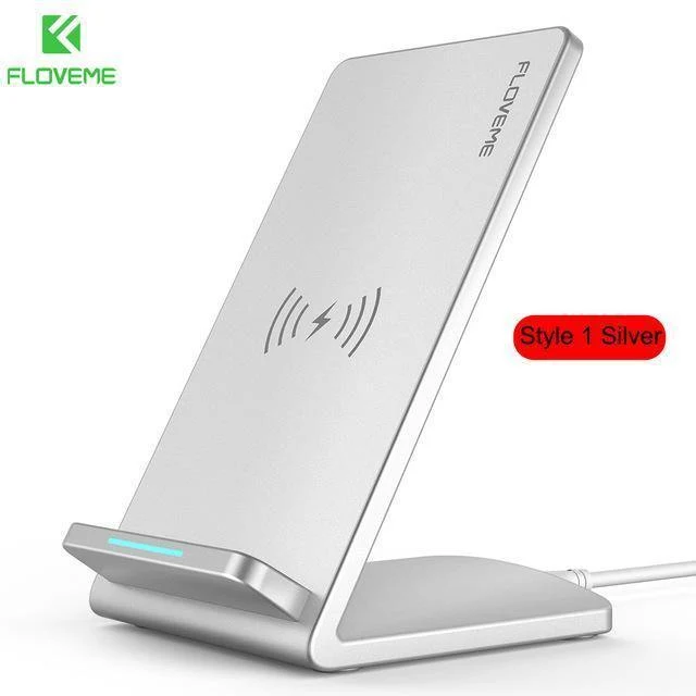 FLOVEME 5V/9V Qi Wireless-Ladegerät für Samsung Galaxy S8 S7 S9 Note 8 für iPhone X 8 8 Plus Google Nexus 4/5 Schnellladestation