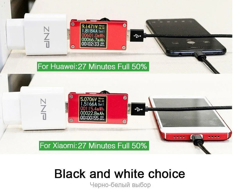 ZNP QC 3.0 Schnelles USB-Ladegerät USB-Wand-Universal-Ladeadapter Handy-Ladegerät für iPhone 8 Tablet-Ladegerät für Samsung S8