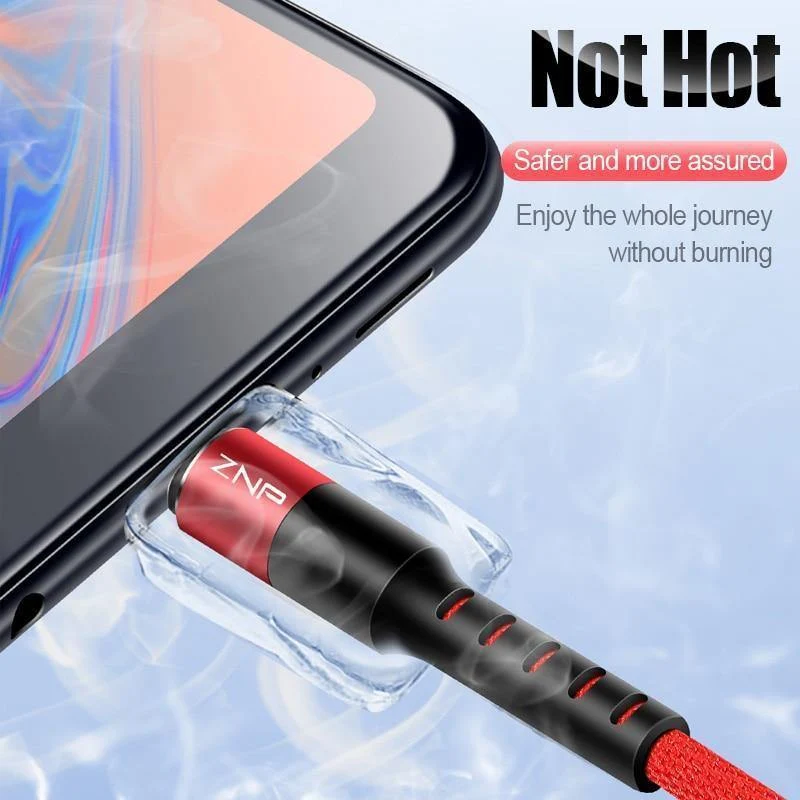 ZNP 1 m Micro-USB-Kabel für Xiaomi Redmi Note 5 Pro 4 LG, reversibles Micro-USB-Lade-/Datenkabel für Samsung S7-Mobiltelefon