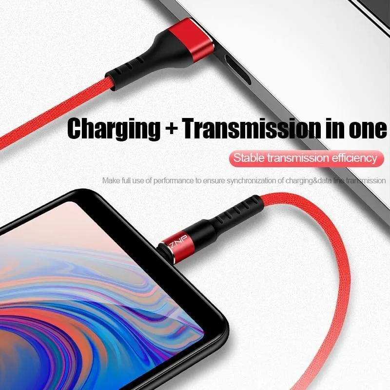 ZNP 1 m Micro-USB-Kabel für Xiaomi Redmi Note 5 Pro 4 LG, reversibles Micro-USB-Lade-/Datenkabel für Samsung S7-Mobiltelefon
