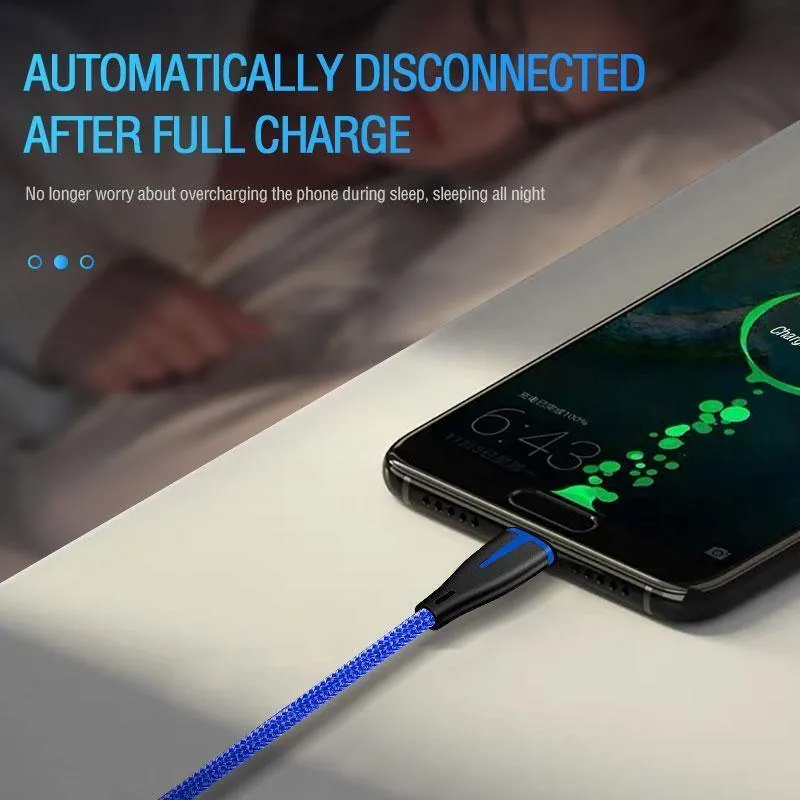 ZNP USB Typ C Kabel Für Samsung Galaxy S9 S8 Plus OnePlus 6t Schnelle Lade USB C Ladegerät Kabel mobile telefon USB C Typ-C Kabel