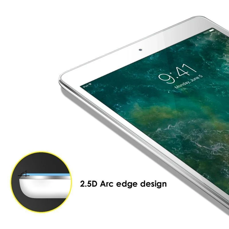 AMZER Kristal Displayschutzfolie aus gehärtetem Glas für Apple iPad Pro 10.5
