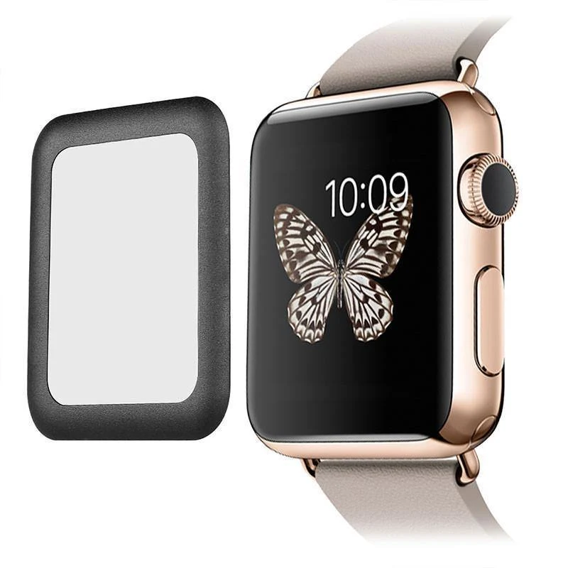 42 mm TPU-Schutzhülle aus gehärtetem Glas für die Apple Watch-Serie