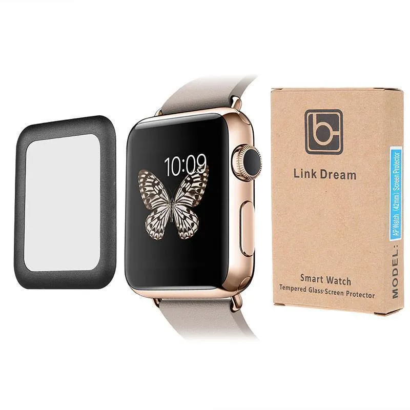 42 mm TPU-Schutzhülle aus gehärtetem Glas für die Apple Watch-Serie