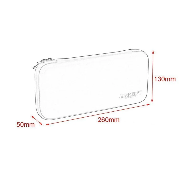 Schutzset EVA-Gehäuse Schutzset aus gehärtetem Glas für Nintendo Switch