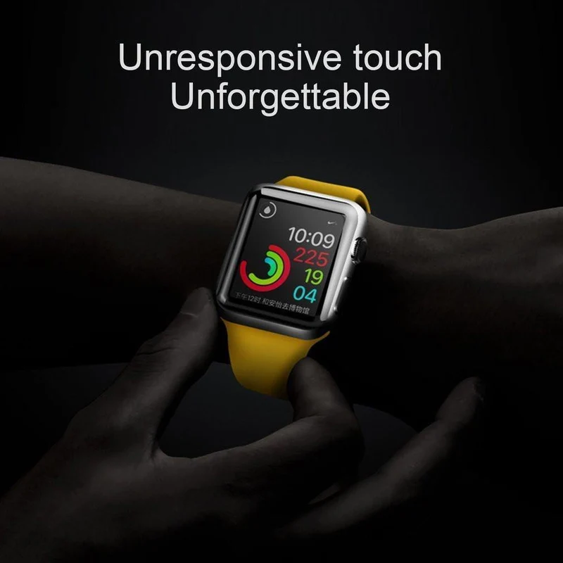 3D 0.26 mm Displayschutzfolie aus gehärtetem Glas für Apple Watch für iWatch