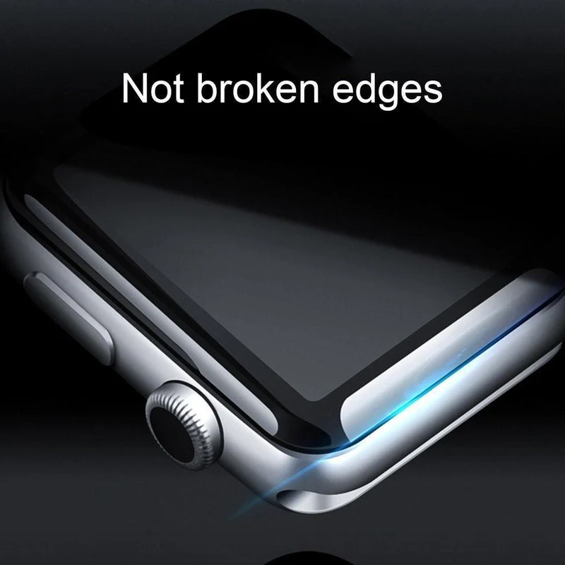 3D 0.26 mm Displayschutzfolie aus gehärtetem Glas für Apple Watch für iWatch