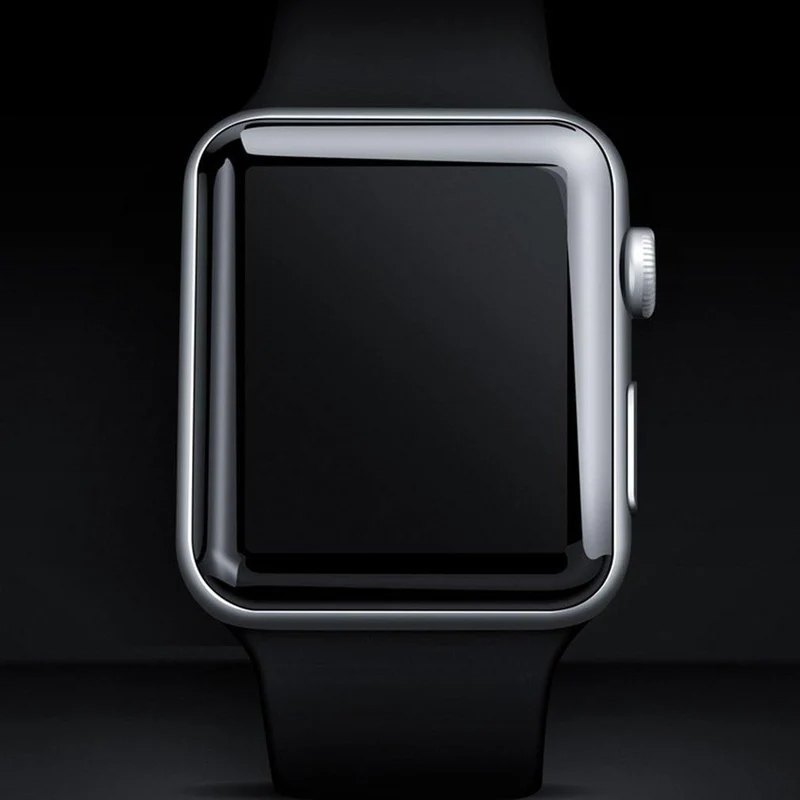 3D 0.26 mm Displayschutzfolie aus gehärtetem Glas für Apple Watch für iWatch