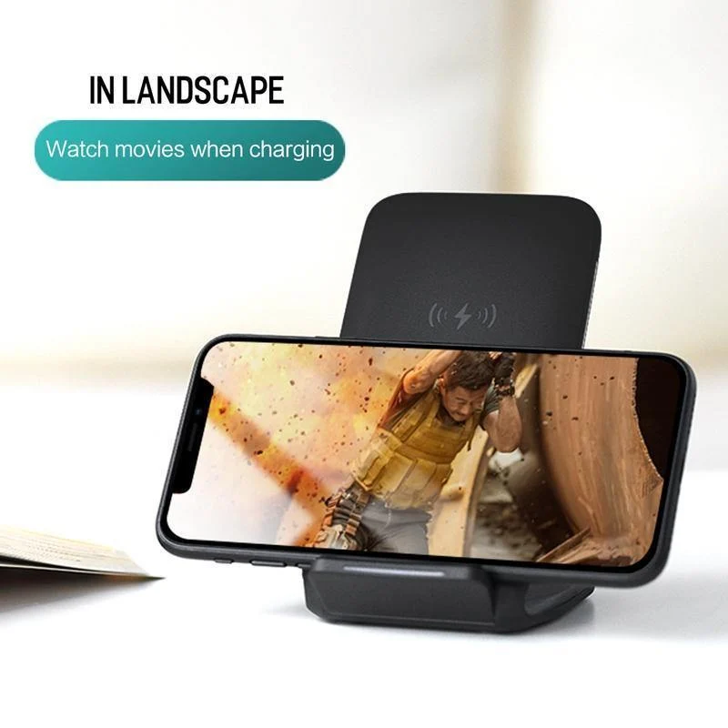Qi Wireless-Ladegerät für iPhone X 8 plus, ROCK Fast Charging Docking Wireless-Ladegerät für Samsung Note 8 S8 Plus S7 S6 Edge-Telefon