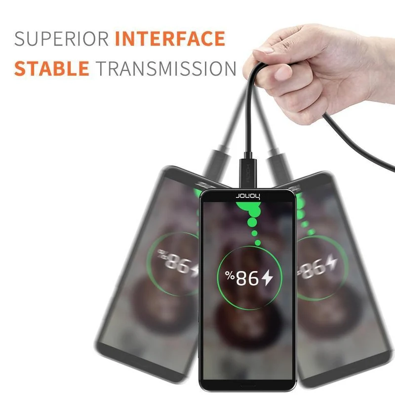ROCK Micro-USB-Kabel 5V2A Schnellladekabel für Mobiltelefone USB-Ladekabel für SamSung Xiaomi Huawei Android Sync-Datumskabel
