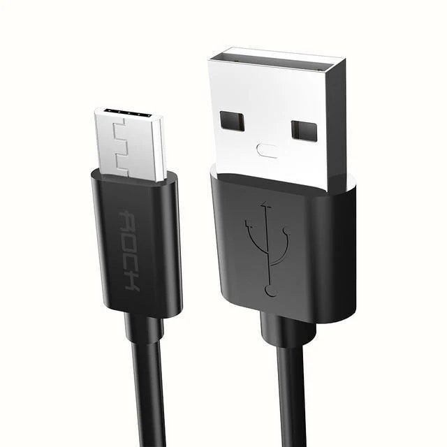 ROCK Micro-USB-Kabel 5V2A Schnellladekabel für Mobiltelefone USB-Ladekabel für SamSung Xiaomi Huawei Android Sync-Datumskabel