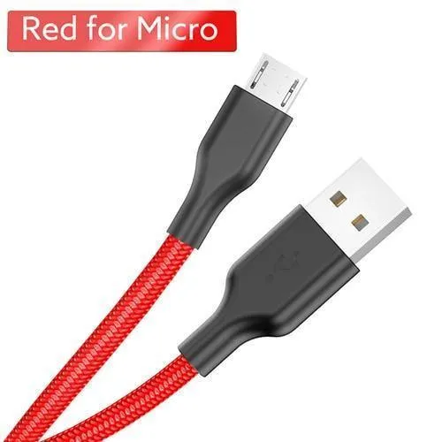 Rock USB-Kabel für iPhone X XS, schnelles Aufladen, Micro-Kabel für Samsung, Typ C, Datensynchronisierungskabel für Huawei, Xiaomi, Telefon-Ladekabel