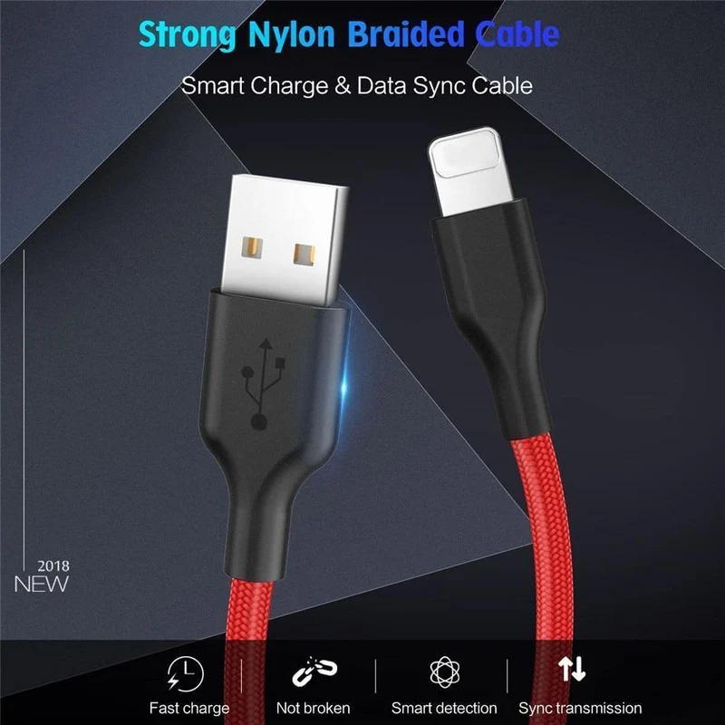 Rock USB-Kabel für iPhone X XS, schnelles Aufladen, Micro-Kabel für Samsung, Typ C, Datensynchronisierungskabel für Huawei, Xiaomi, Telefon-Ladekabel