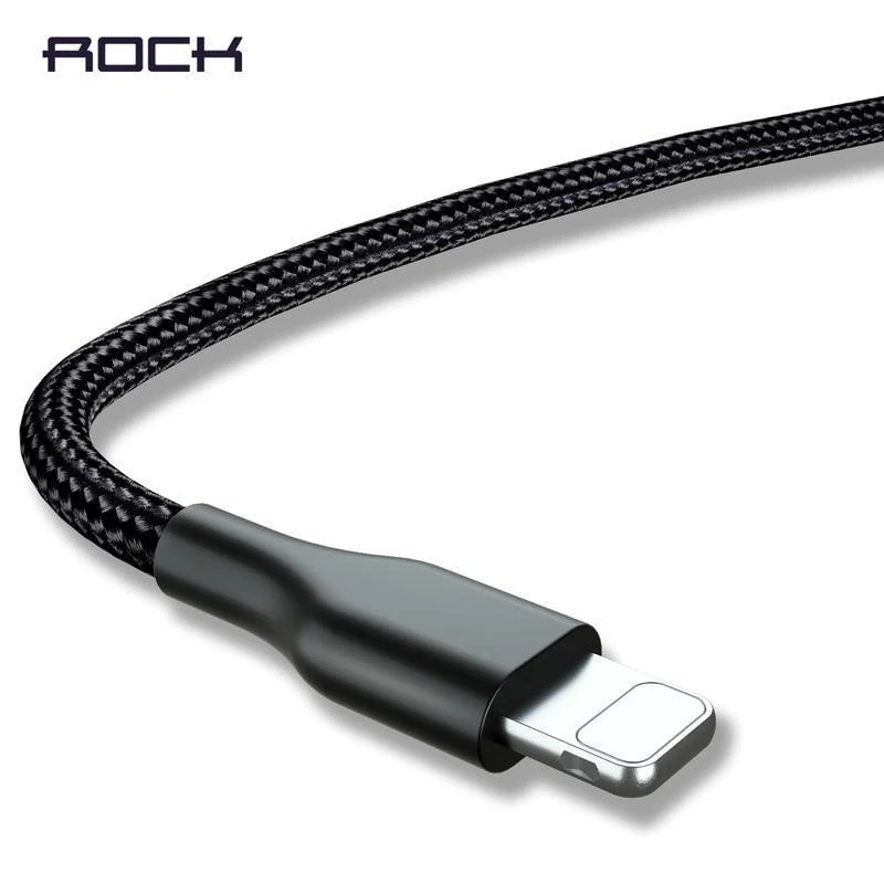 ROCK USB-Kabel für iPhone 5 5S 6 6S 7 8 Plus XS MAX XR X USB-Ladedaten-Synchronisierungskabel für iPad iOS Handy-Ladekabel