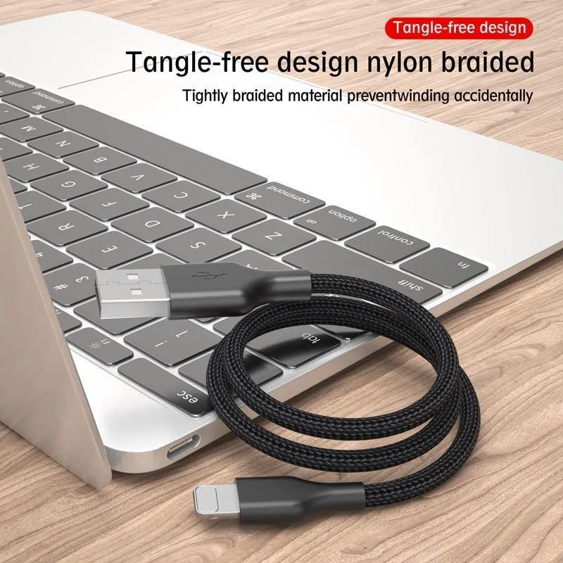 ROCK USB-Kabel für iPhone 5 5S 6 6S 7 8 Plus XS MAX XR X USB-Ladedaten-Synchronisierungskabel für iPad iOS Handy-Ladekabel