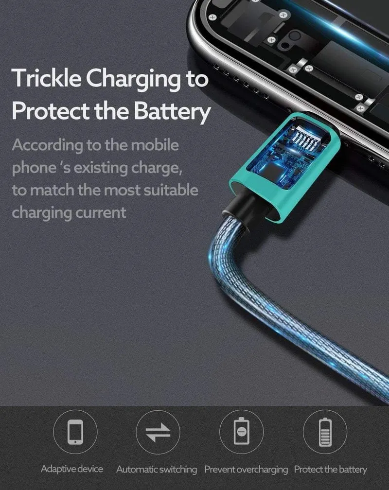 ROCK USB-Kabel für iPhone-Kabel 2018 XS MAX XR X 8 7 6 Plus 6S 5S plus iPad mini Schnellladekabel Handy-Ladekabel