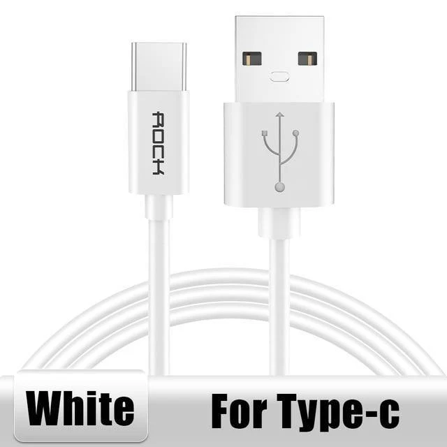 ROCK Handy-USB-Kabel für iPhone X Schnelleres Ladekabel Micro-USB-Kabel für Huawei Xiaomi USB-C-Datensynchronisierungskabel für SamSung