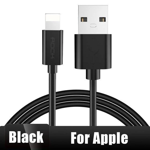 ROCK Handy-USB-Kabel für iPhone X Schnelleres Ladekabel Micro-USB-Kabel für Huawei Xiaomi USB-C-Datensynchronisierungskabel für SamSung
