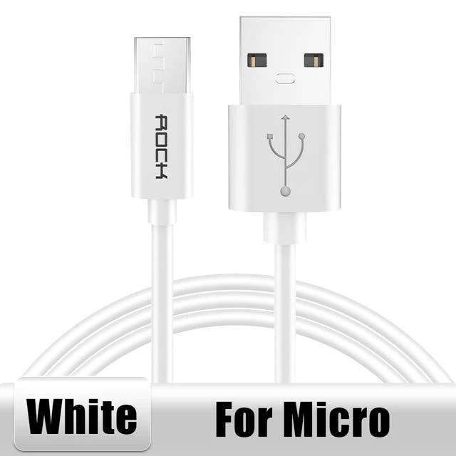 ROCK Handy-USB-Kabel für iPhone X Schnelleres Ladekabel Micro-USB-Kabel für Huawei Xiaomi USB-C-Datensynchronisierungskabel für SamSung