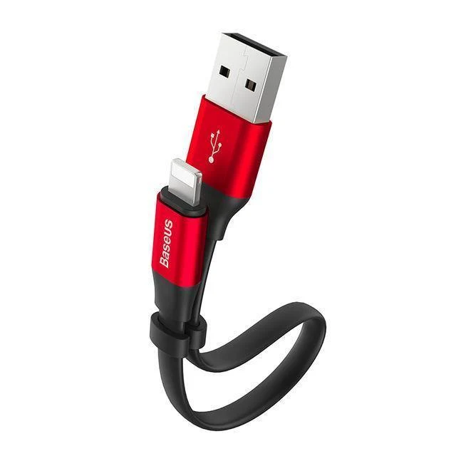 Baseus Tragbares USB-Kabel für iPhone XS Max XR X 8 7 6 6s Plus 5 5s se Schnelles Datenladekabel Ladegerät Kabel Handykabel