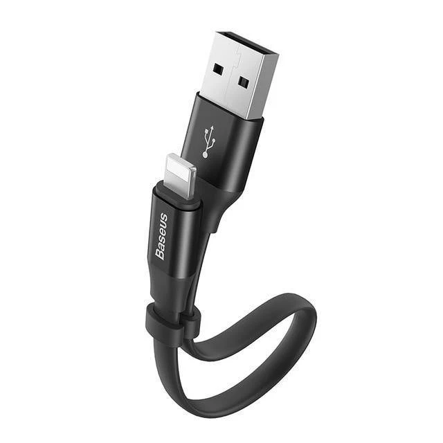 Baseus Tragbares USB-Kabel für iPhone XS Max XR X 8 7 6 6s Plus 5 5s se Schnelles Datenladekabel Ladegerät Kabel Handykabel