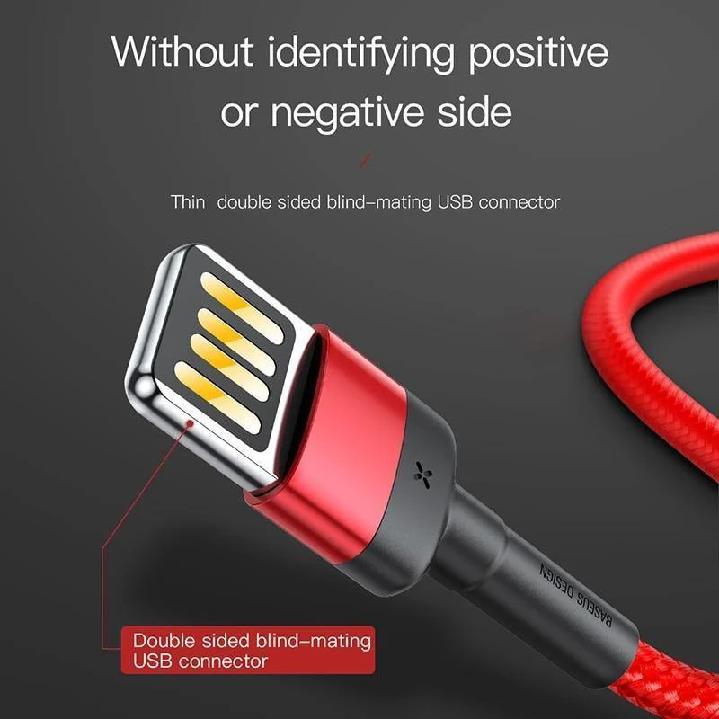 Baseus USB-Kabel für iPhone XS Max XR X 8 7 6 6s Plus 5 5S SE iPad Pro 2.4A Schnelllade-Ladegerät Datenkabel Handykabel