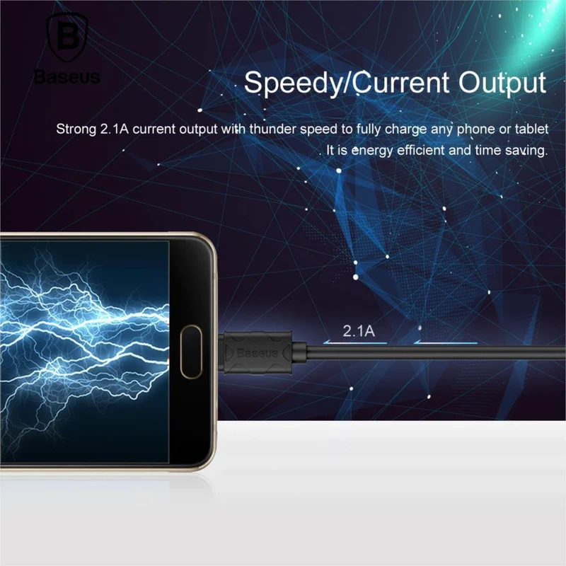 Baseus Micro-USB-Kabel Schnelle Datenaufladung Ladegerät Micro-USB-Kabel Für Samsung Huawei Xiaomi Android-Handykabel