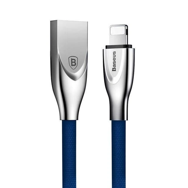 Baseus Zinklegierung USB-Kabel für iPhone Xs Max Xr X 8 7 6 6s Plus 5 5s se Handykabel Schnelles Datenladekabel