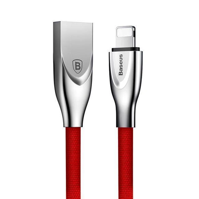Baseus Zinklegierung USB-Kabel für iPhone Xs Max Xr X 8 7 6 6s Plus 5 5s se Handykabel Schnelles Datenladekabel