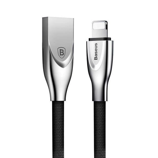 Baseus Zinklegierung USB-Kabel für iPhone Xs Max Xr X 8 7 6 6s Plus 5 5s se Handykabel Schnelles Datenladekabel