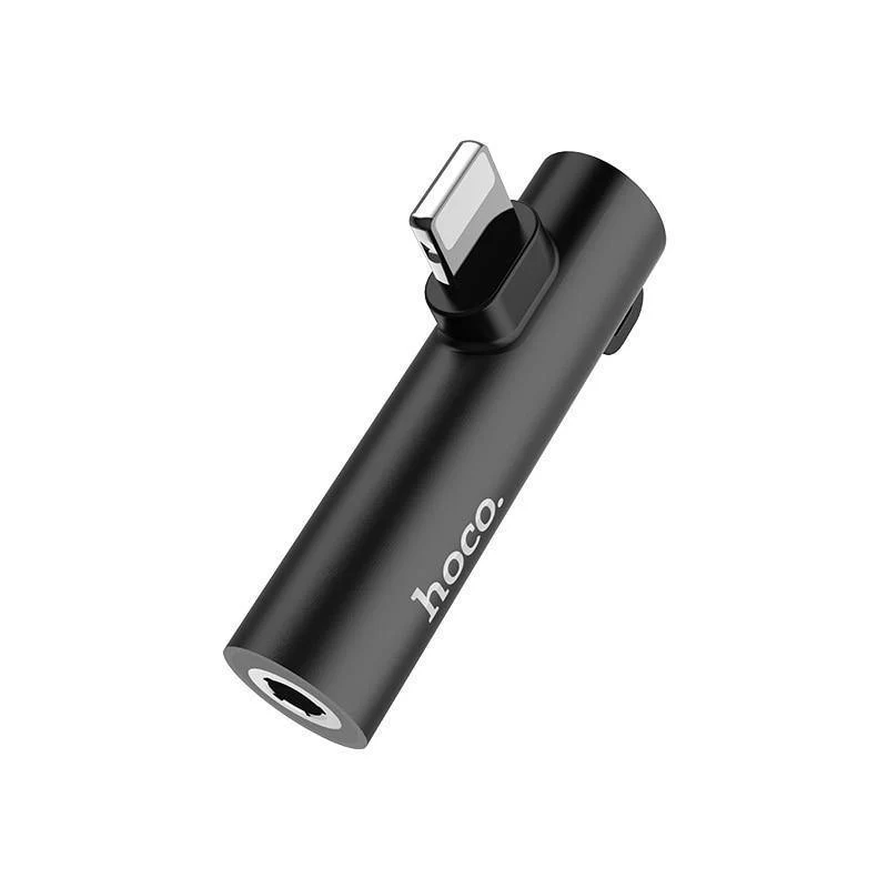 HOCO für Lightning Converter 2 in 1 In 3.5mm-Buchse konvertieren Audio-Adapter + für Lightning Für iPhone 7 8 Plus X XR XS MAX Kopfhörer