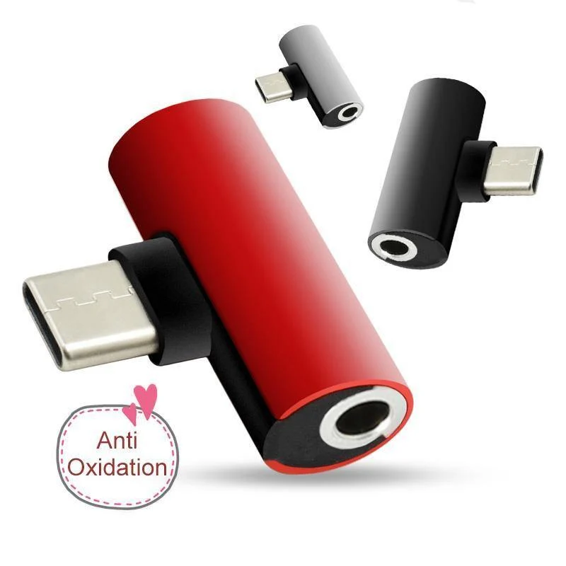 Typ C zu 3.5MM Adapter Handy Kopfhörer Audio Adapter für Xiaomi für Android USB-C Kopfhörer Splitter Konverter Adapter