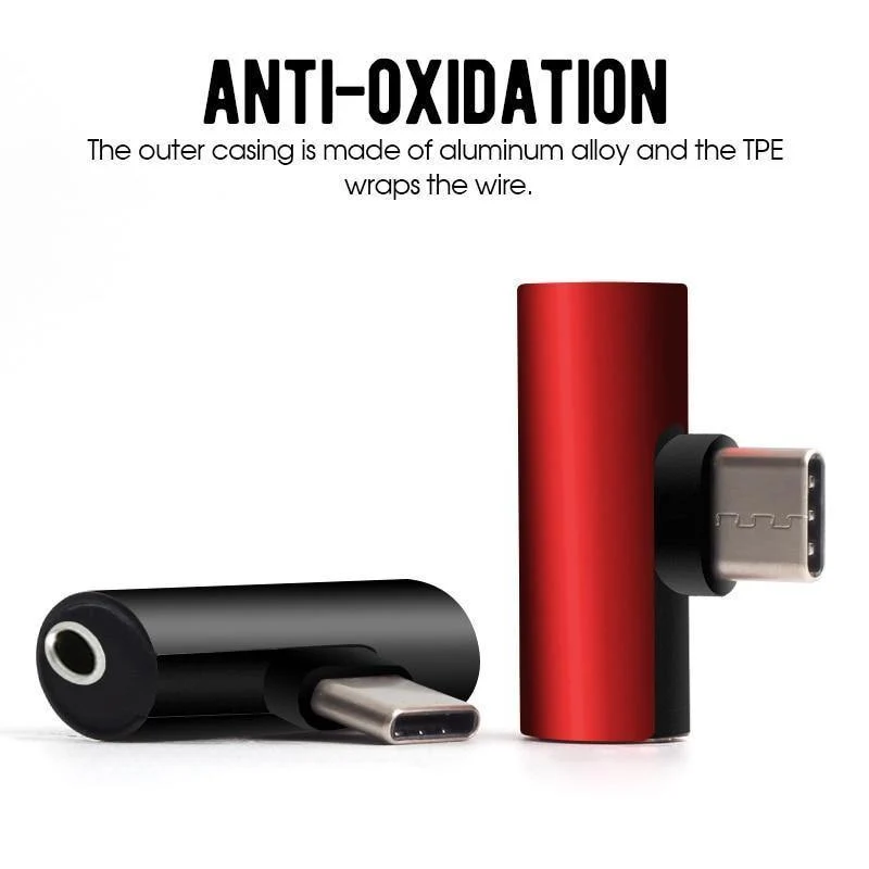 Typ C zu 3.5MM Adapter Handy Kopfhörer Audio Adapter für Xiaomi für Android USB-C Kopfhörer Splitter Konverter Adapter