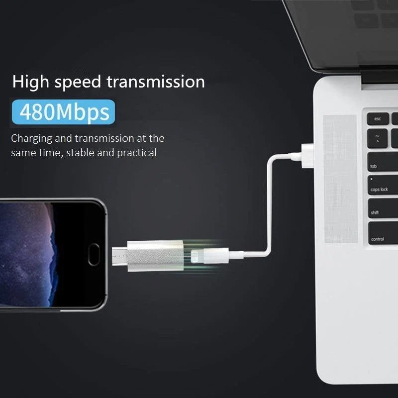 8Pin USB Kabel Adapter Für iPhone 8 7 X für Blitz zu Micro USB Adapter Android Handy Kabel Anschluss für Samsung HTC