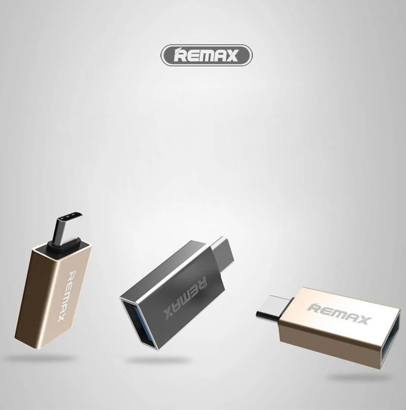REMAX Mobiltelefonadapter OTG TYPE-C auf USB-Adapter Mini-Anschluss Schnellladung für U-Disk auf Typ C auf USB 2.0/3.0/3.1