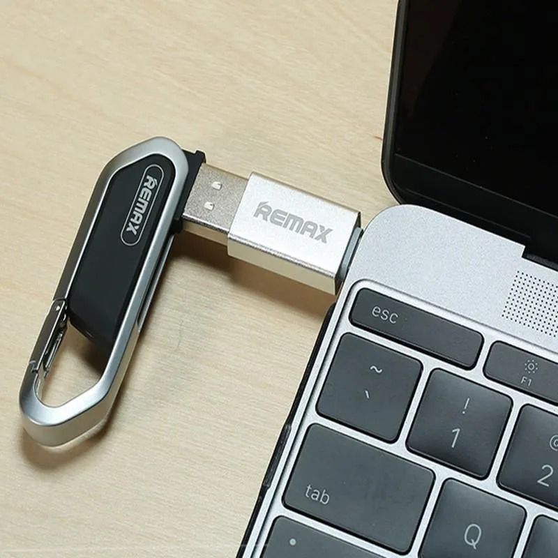 REMAX Mobiltelefonadapter OTG TYPE-C auf USB-Adapter Mini-Anschluss Schnellladung für U-Disk auf Typ C auf USB 2.0/3.0/3.1