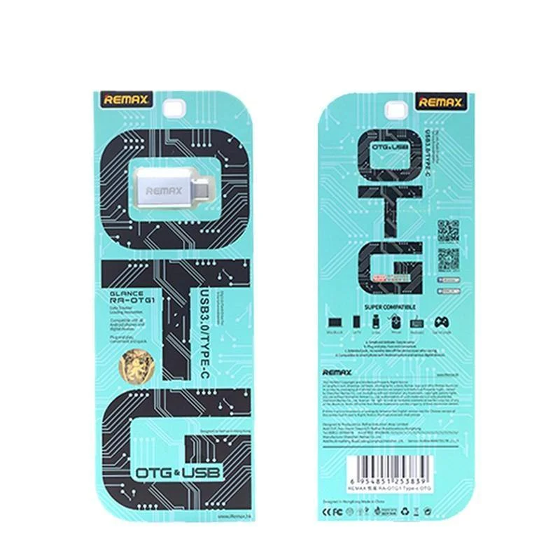REMAX Mobiltelefonadapter OTG TYPE-C auf USB-Adapter Mini-Anschluss Schnellladung für U-Disk auf Typ C auf USB 2.0/3.0/3.1