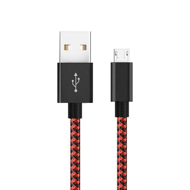 [3er-Pack] Micro-USB-Kabel, 2.4 A, Schnellladekabel, Suntaiho, Nylongeflecht, USB-Kabel, Datenladekabel für Samsung, LG, Android-Telefon