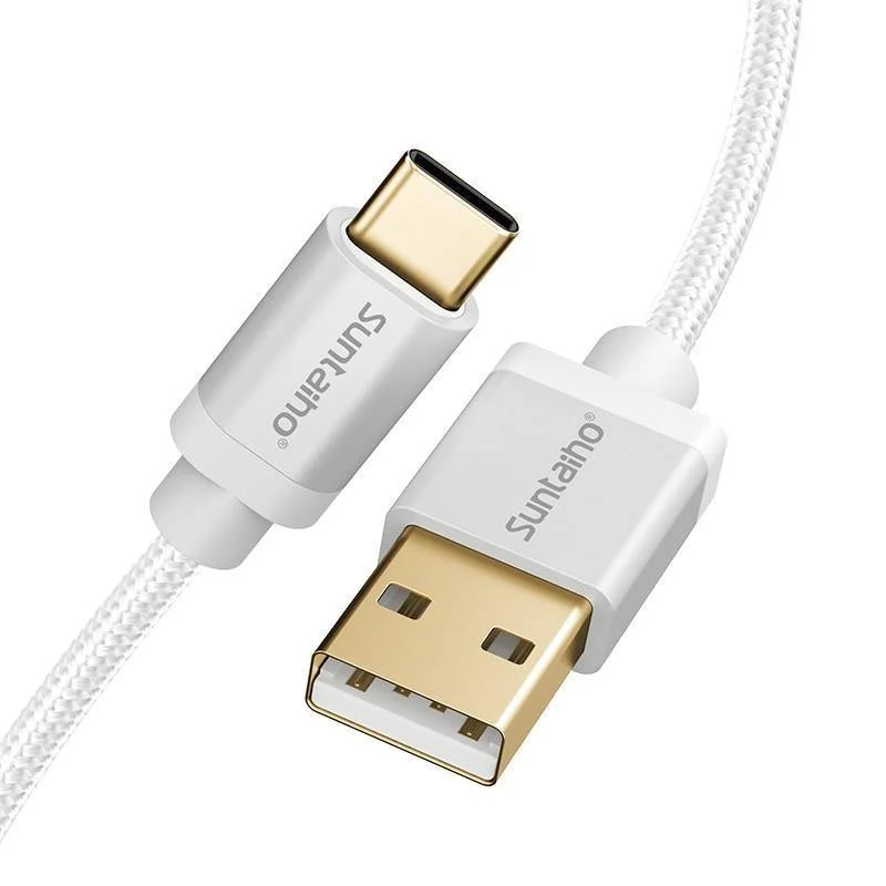 [3er-Pack] Suntaiho USB-C-Kabel, Schnellladekabel, Typ C 3.1, Pocophone F1, Datenkabel, Telefonladegerät für Samsung S9 S8 Note9, Xiaomi Huawei