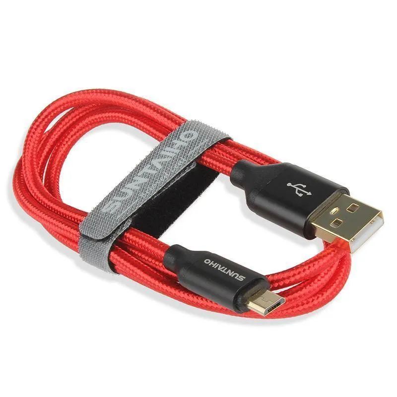 [3er-Pack] Micro-USB-Kabel 5 V 2.5 A Schnellladekabel Suntaiho Nylongeflecht USB-Kabel Datenladekabel für Samsung Xiaomi LG-Telefon