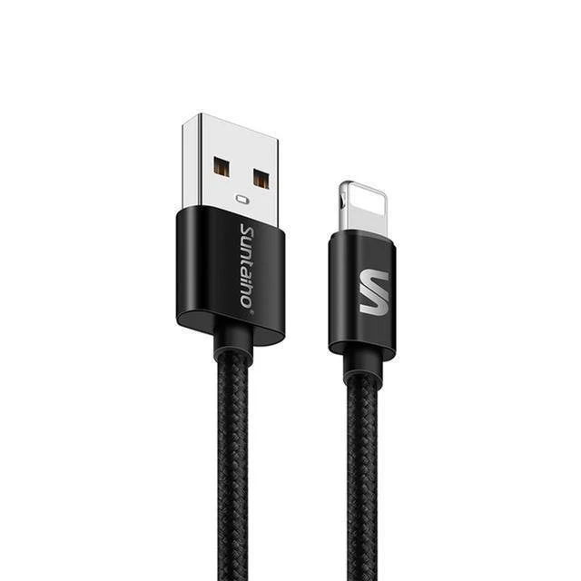 Suntaiho 10er-Pack USB-Kabel für iPhone, Schnellladekabel für iPhone 7 plus XS MAX 8 XR 5s 6s X iPad SE Telefon USB-Ladekabel